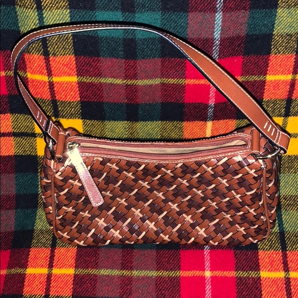 Nine West Handbags - ❤️NWOT NINE WEST MUTI COLOR LEATHER WOVEN PURSE